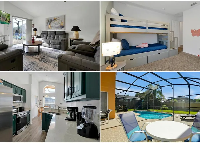 Bikini Bottom - 4 Bed Disney Pool Home